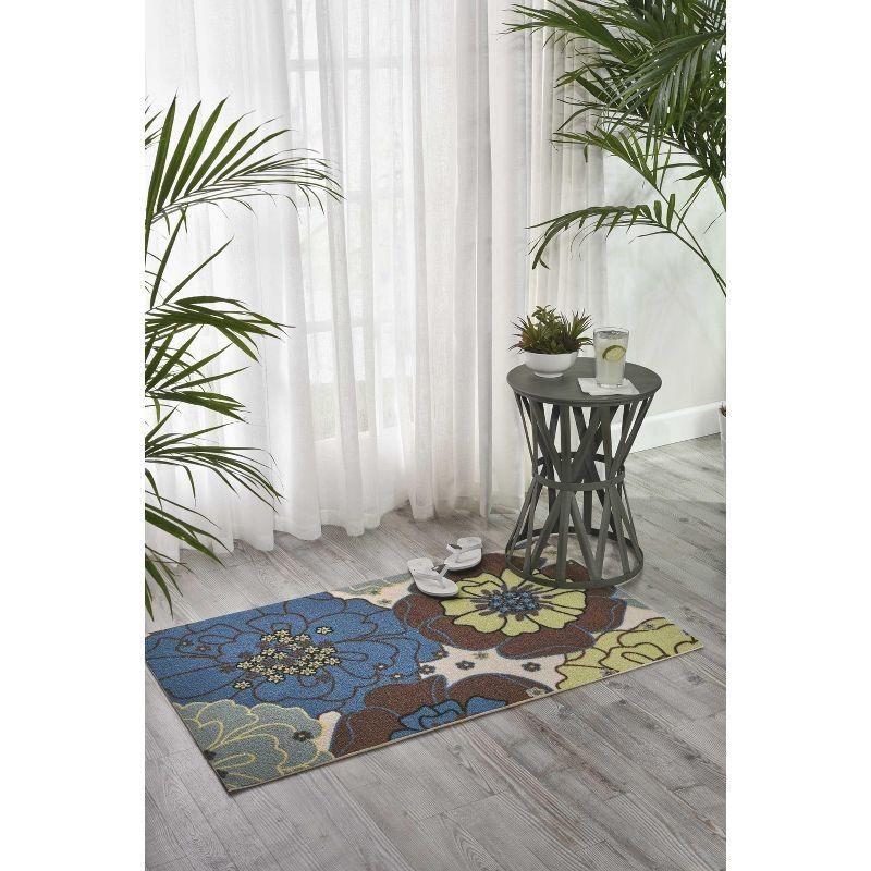 Nourison Home & Garden Oversized Flowers Indoor/outdoor Area Rug