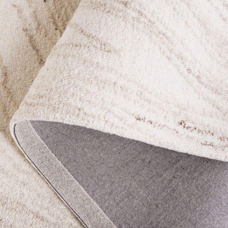Ebony EBN551 Hand Tufted Area Rug - Ivory/Beige - 6'x9' - Safavieh.