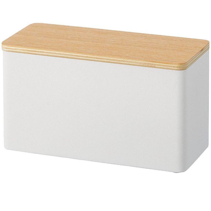 Yamazaki Home Rin Yamazaki Home Countertop Organizer Bathroom Kitchen Toiletries Holder, Sliding Divider
