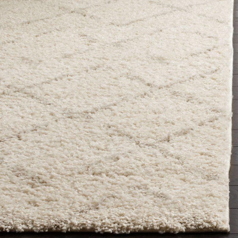 Arizona Shag ASG743 Power Loomed Indoor Area Rug - Ivory/Beige - 8'x10' - Safavieh