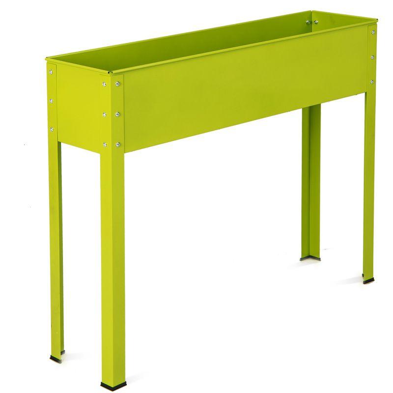 Costway 40''x12'' Outdoor Elevated Garden Plant Stand Raised Tall Flower Bed