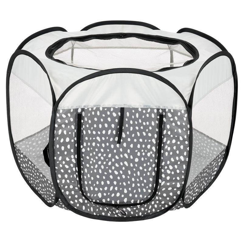 Pop-up Pet Play Pen - Small, Gray Pebbles