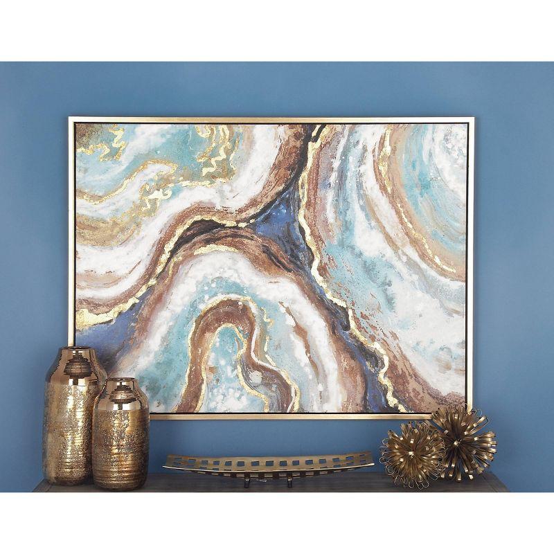 Canvas Geode Enlarge Slice Framed Wall Art - Olivia & May