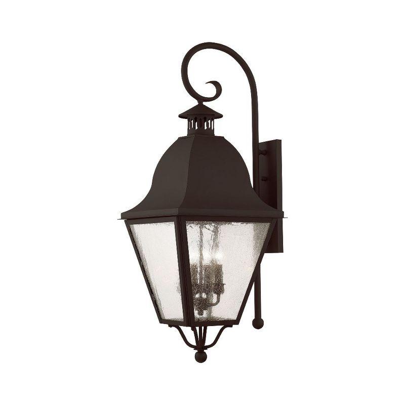 Livex Lighting Amwell 4 - Light Wall Light in  Black