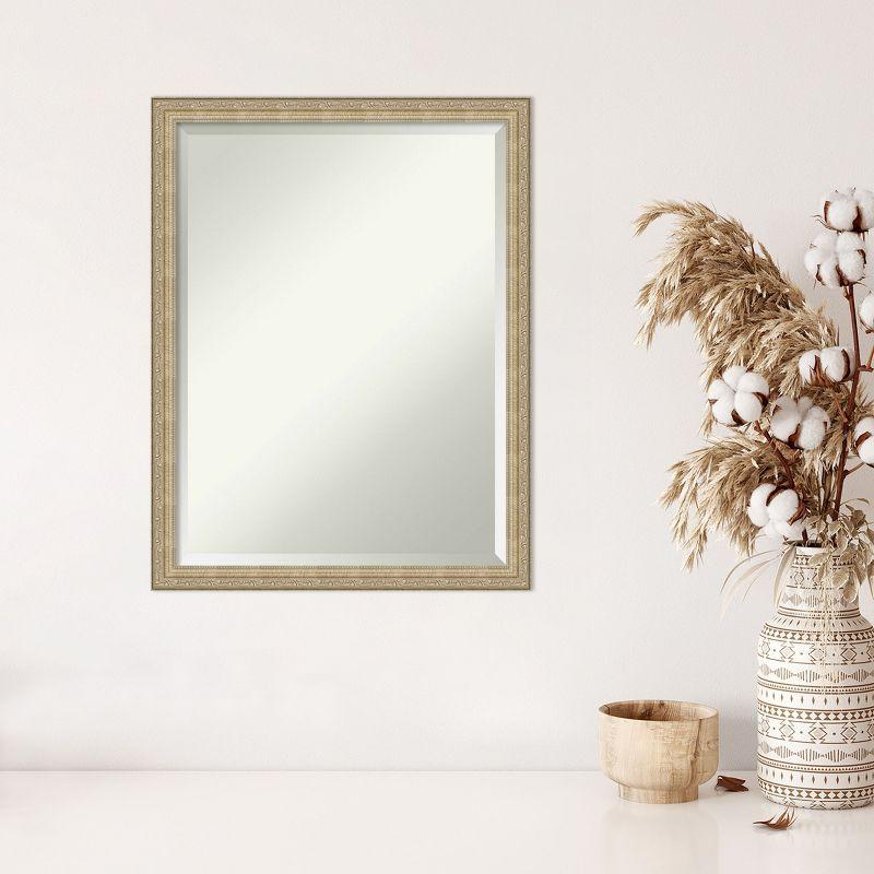 Amanti Art Paris Champagne Beveled Wall Mirror 26.25 x 20.25 in.