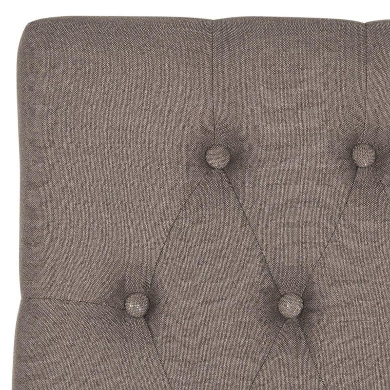 Norah Bar Stool (Set of 2) - FOX6210 - Dark Taupe - Safavieh Couture