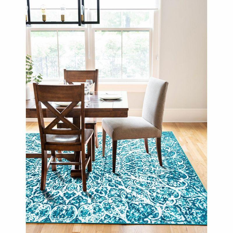 Unique Loom Sofia Grace Geometric Indoor Woven Area Rug