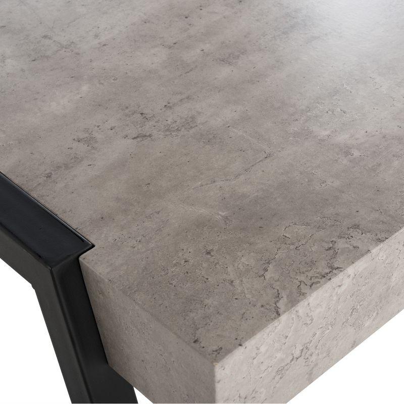 Cameron Coffee Table - Light Grey/Black - Safavieh