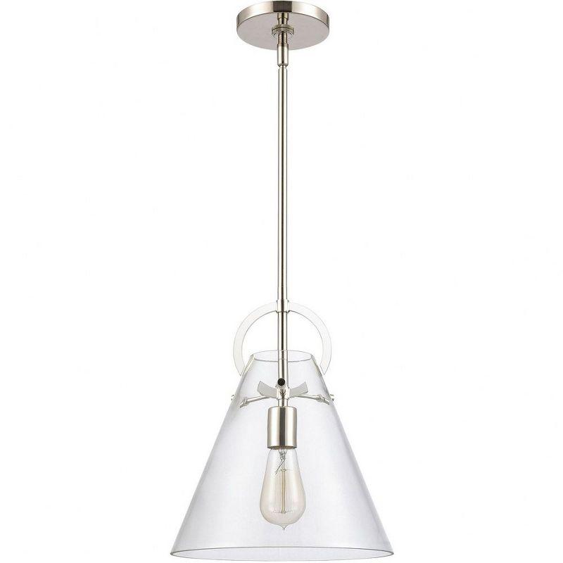 Elk Home Gabby 1 - Light Pendant in  Polished Nickel