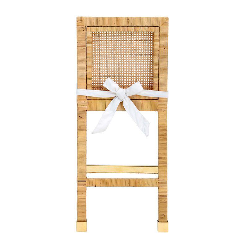 Amara Natural Rattan Veneer Counter Stool