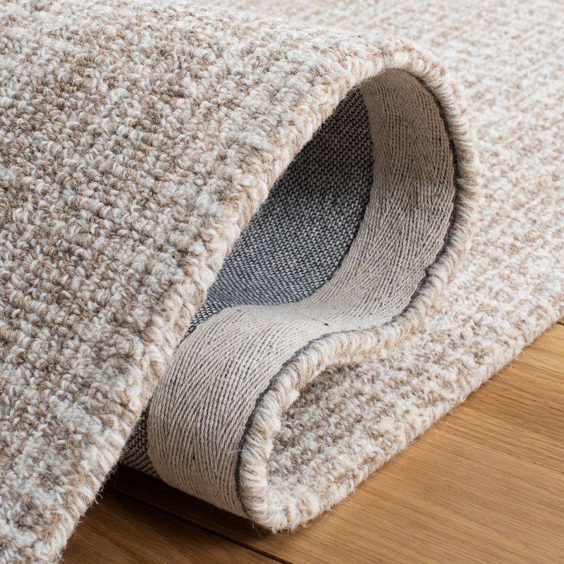 Abstract ABT468 Handmade Indoor Area Rug - Ivory/Gray - 4'x6' - Safavieh