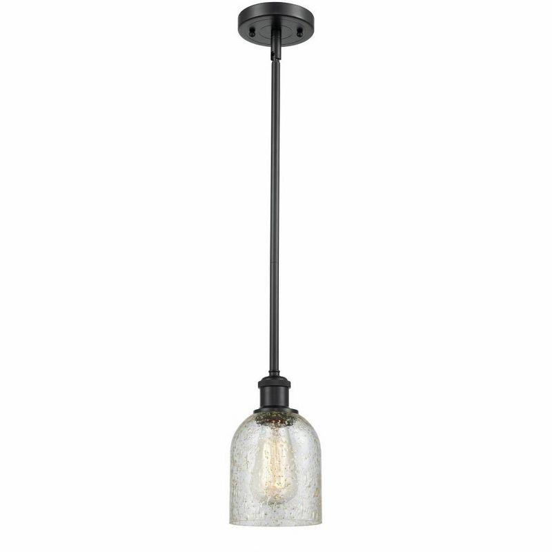 Innovations Lighting Caledonia 1 - Light Pendant in  Matte Black