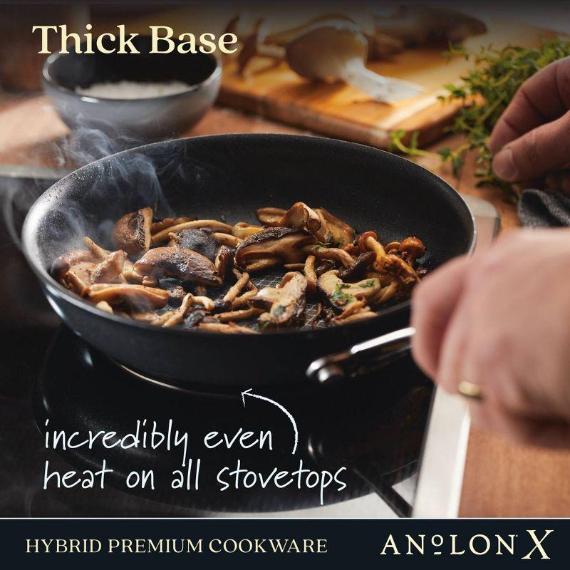 Anolon X 8.25" Hybrid Nonstick Induction Frying Pan Charcoal Gray