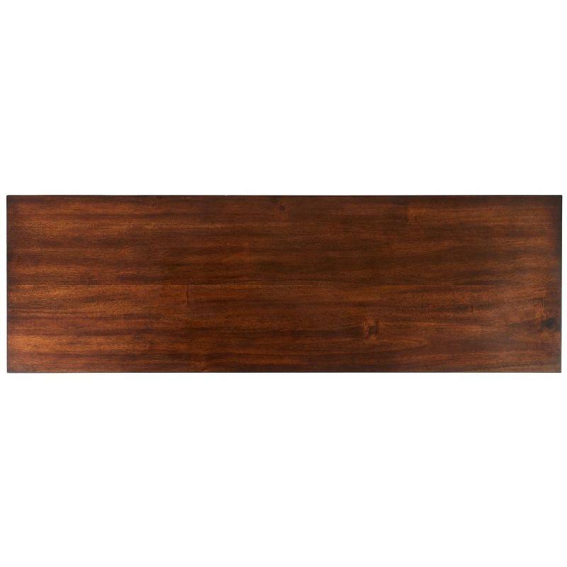 Donald 6 Drawer Mid-Centry Dresser - SFV2110 - Dark Walnut - Safavieh Couture