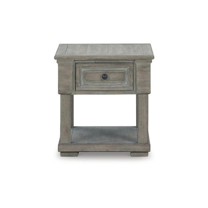 Signature Design by Ashley Casual Moreshire End Table, Light Brown