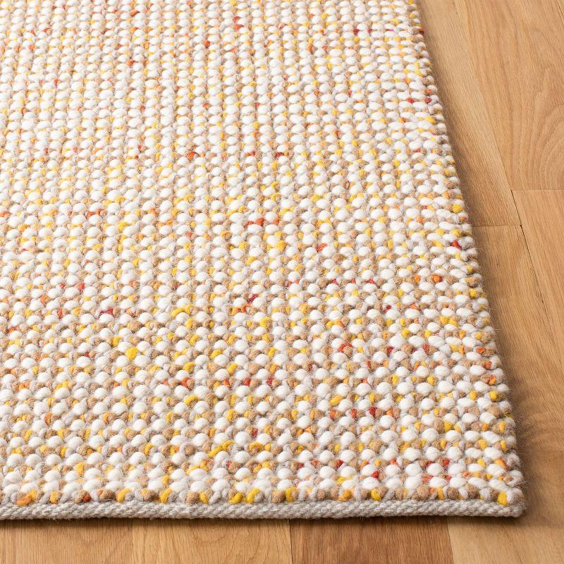 Vermont VRM401 Hand Woven Area Rug - Ivory/Gold - 4'x6' - Safavieh.
