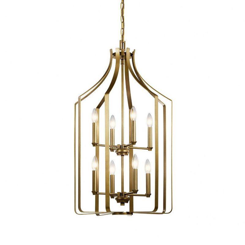 8 - Light Dimmable Geometric Chandelier
