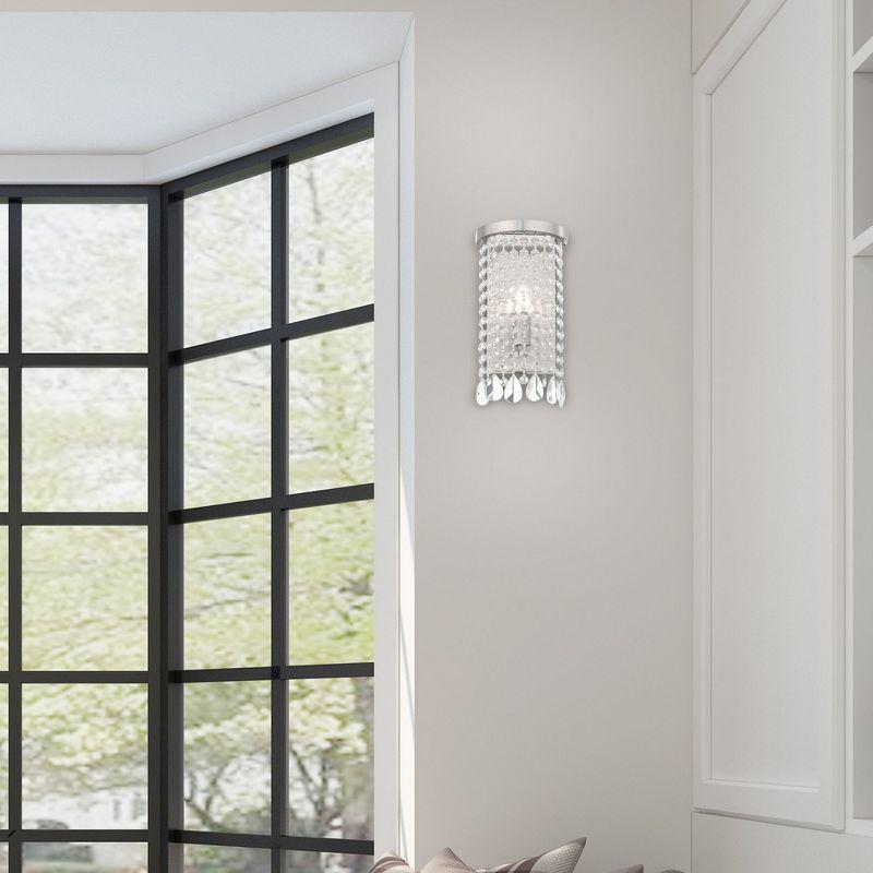 Livex Lighting Elizabeth 1 - Light Wall Light in  Brushed Nickel