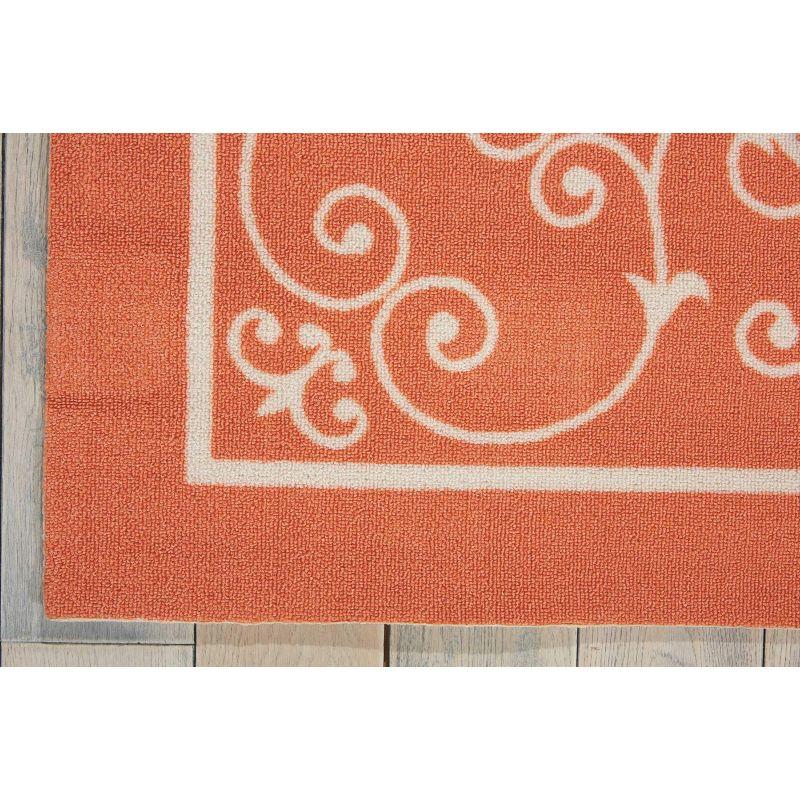 Nourison Home & Garden Loomed Scroll Indoor/outdoor Area Rug