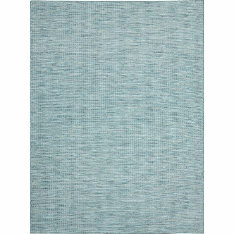 Nourison Positano POS01 Indoor/outdoor Area Rug - Aqua 7' x 10'