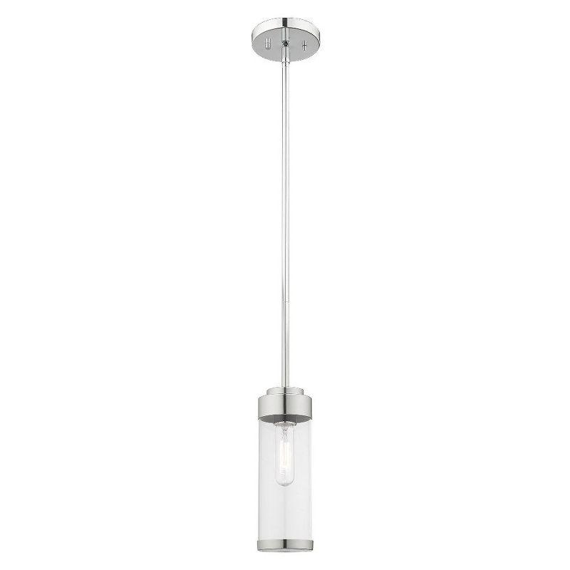 Livex Lighting Hillcrest 1 - Light Pendant in  Polished Chrome