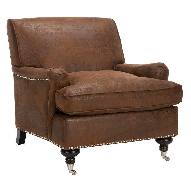 Chloe Club Chair - MCR4571 - Brown - Safavieh