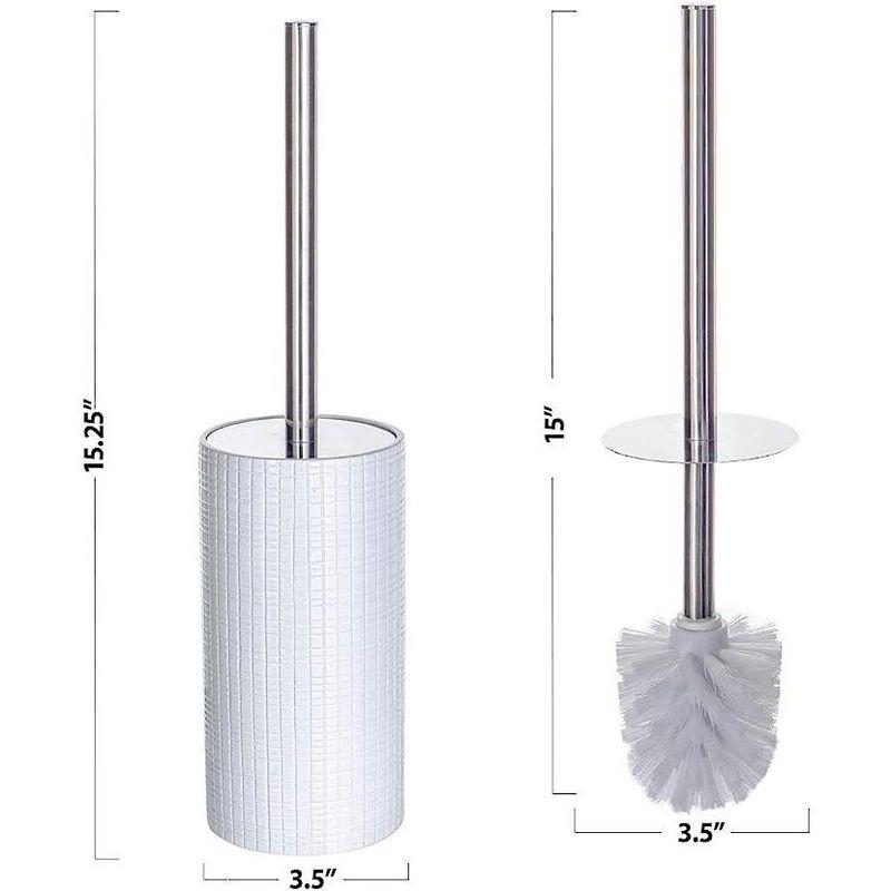 Creative Scents Estella Free Standing Toilet Brush and Holder