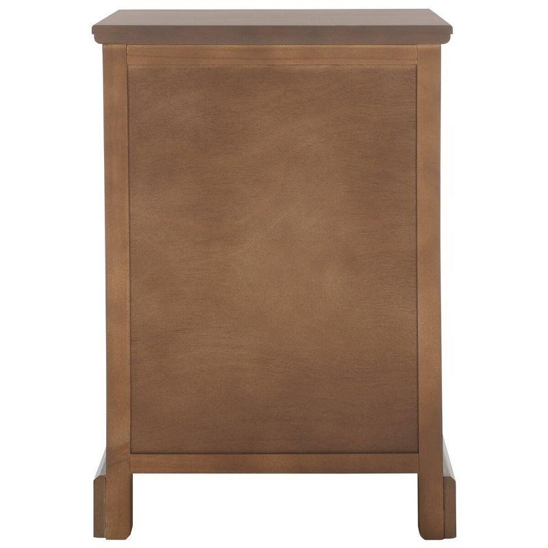 Griffin 3 Drawer Side Table - AMH5717 - Sepia - Safavieh Couture