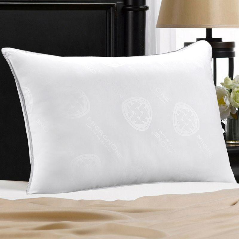 Ella Jayne Home MicronOne Allergen-Free White Down Pillow, Firm Density