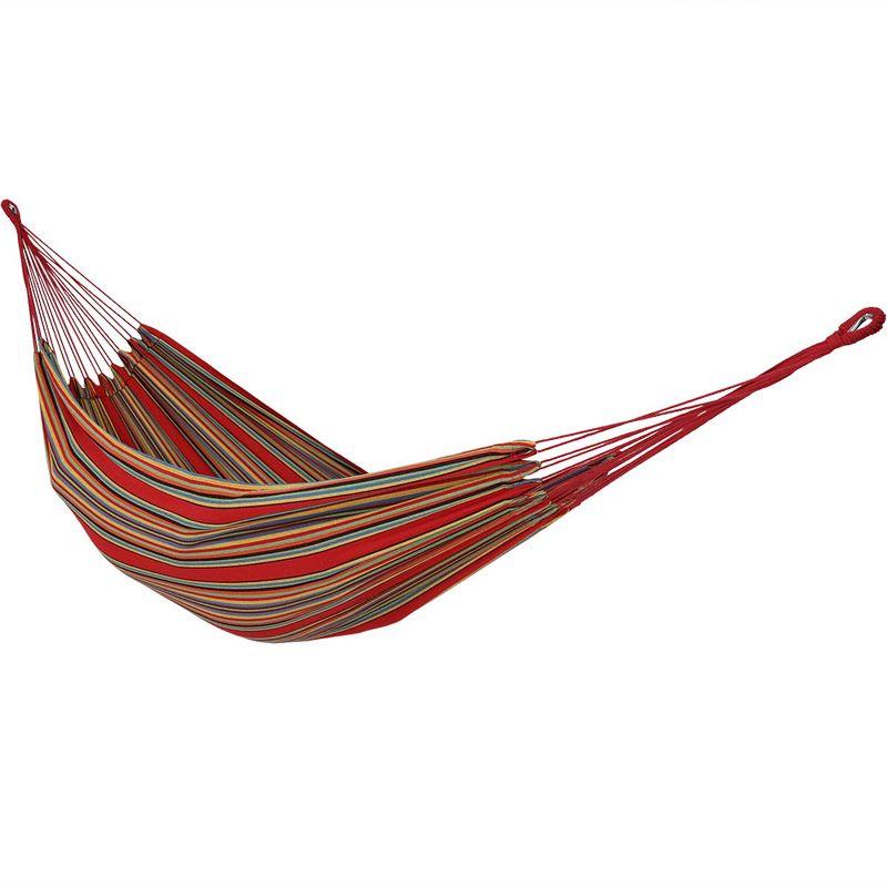 Sunnydaze Large Sunset Cotton Brazilian Double Hammock