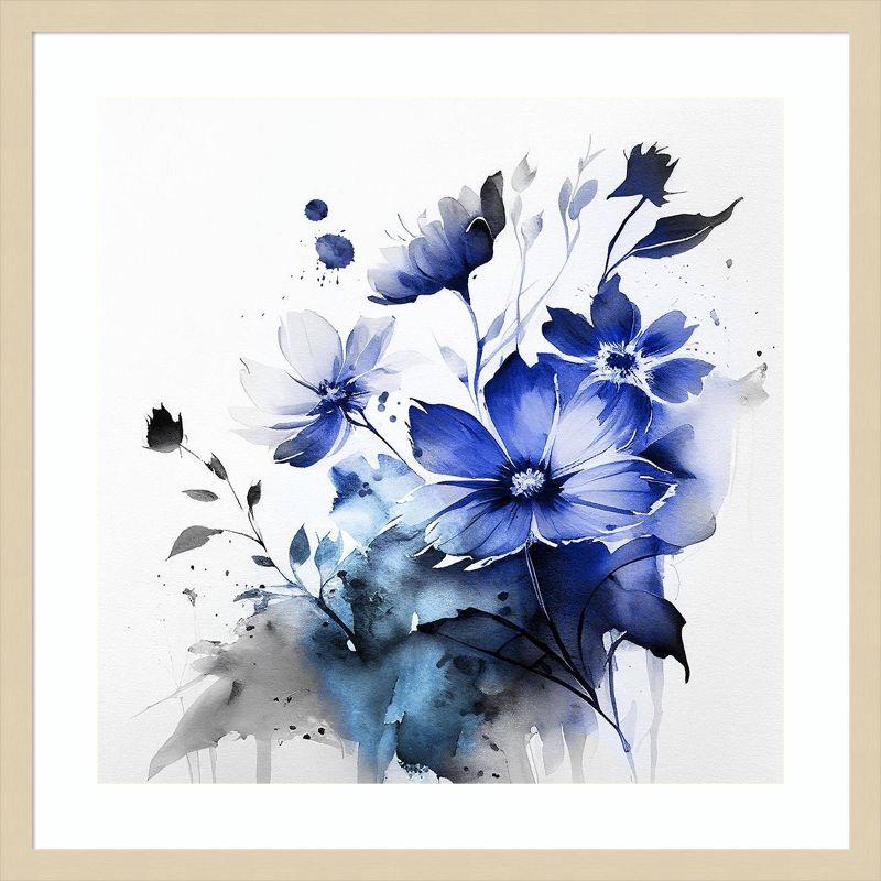 Amanti Art Blue Spring Floral III by Andrea Haase Framed Wall Art Print