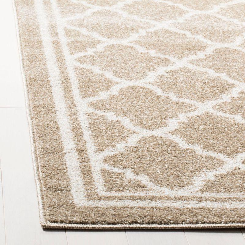Amherst AMT422 Power Loomed Indoor Runner Rug - Wheat/Beige - 2'3"x7' - Safavieh
