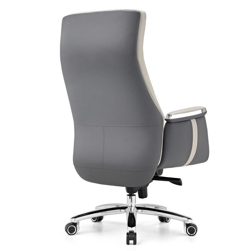 EUREKA ERGONOMIC Royal II, High Back Executive Office Chair,Beige Gray,25.59"D X 29.13"W X 48.03-50.39" H