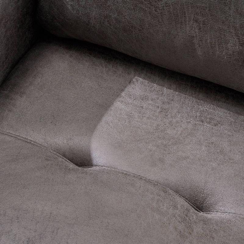 Blithewood Contemporary Club Chair Slate - Christopher Knight Home: Upholstered Accent, Polyester Fabric, Hardwood Frame