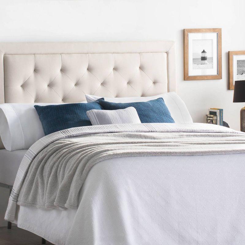 Upholstered Headboard with Diamond Tufting - Brookside Home