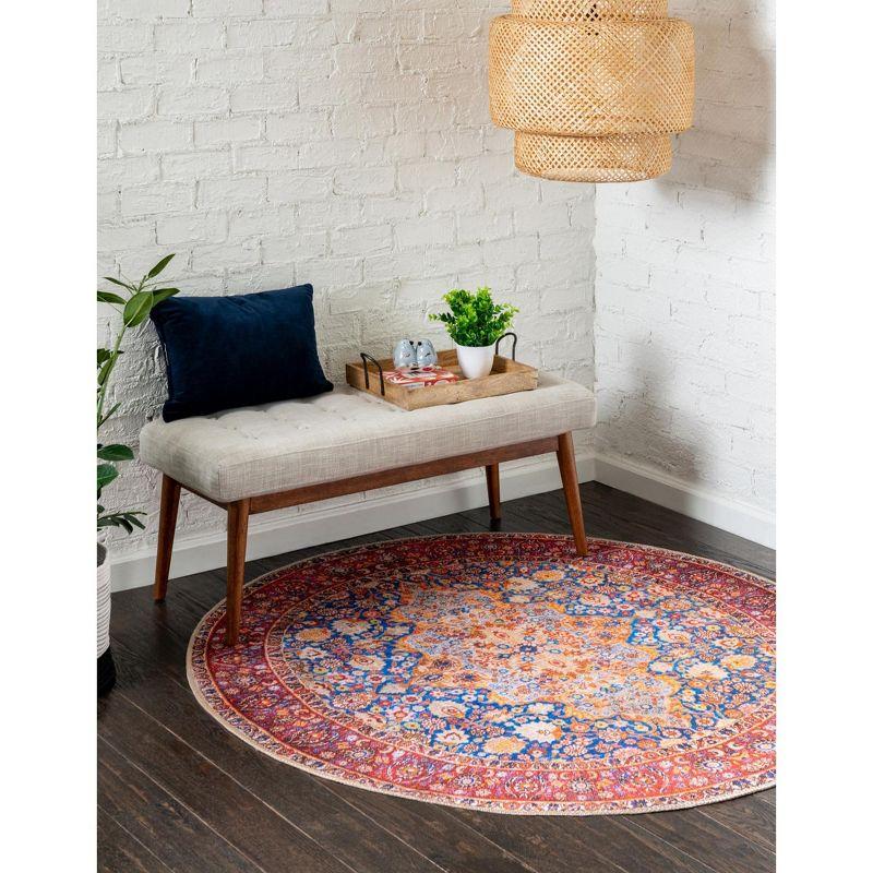 Unique Loom Timeless James Medallion Indoor Woven Area Rug