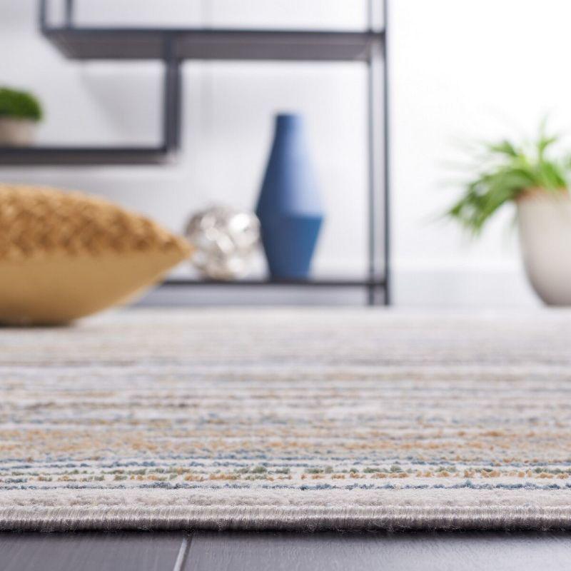 Bel Air BLA240 Power Loomed Runner Rug - Beige/Gray - 2'2"x9' - Safavieh.