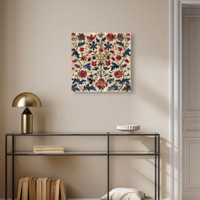 Art Remedy Ivory Floral Embroidery Chic Farmhouse Wall Art by Art Remedy