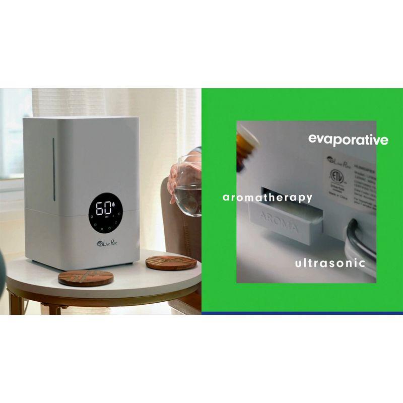 LivePure Bladeless Auto-Duster, Oscillating Fan w/Filter, Air Circulator, Sage