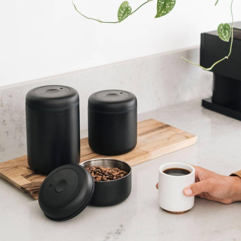 Fellow Atmos Large Vacuum Canister in Matte Black