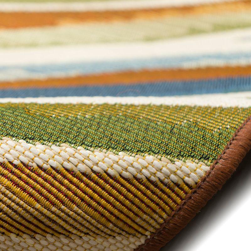 Liora Manne Marina Tides Indoor/Outdoor Rug Multi 3'3" x 4'11"