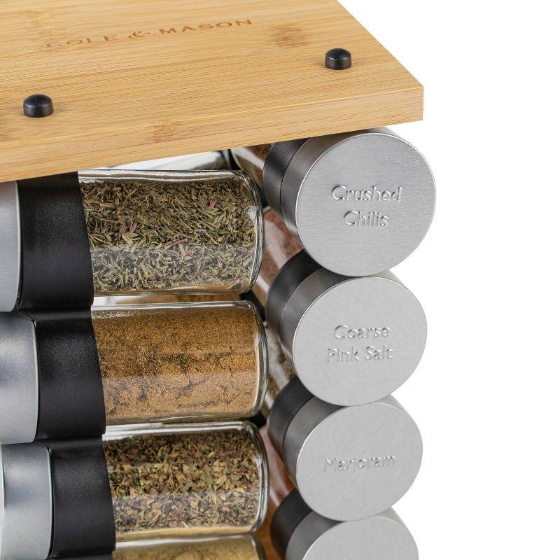 Cole & Mason Blyth 16 Jar Bamboo Spice Rack