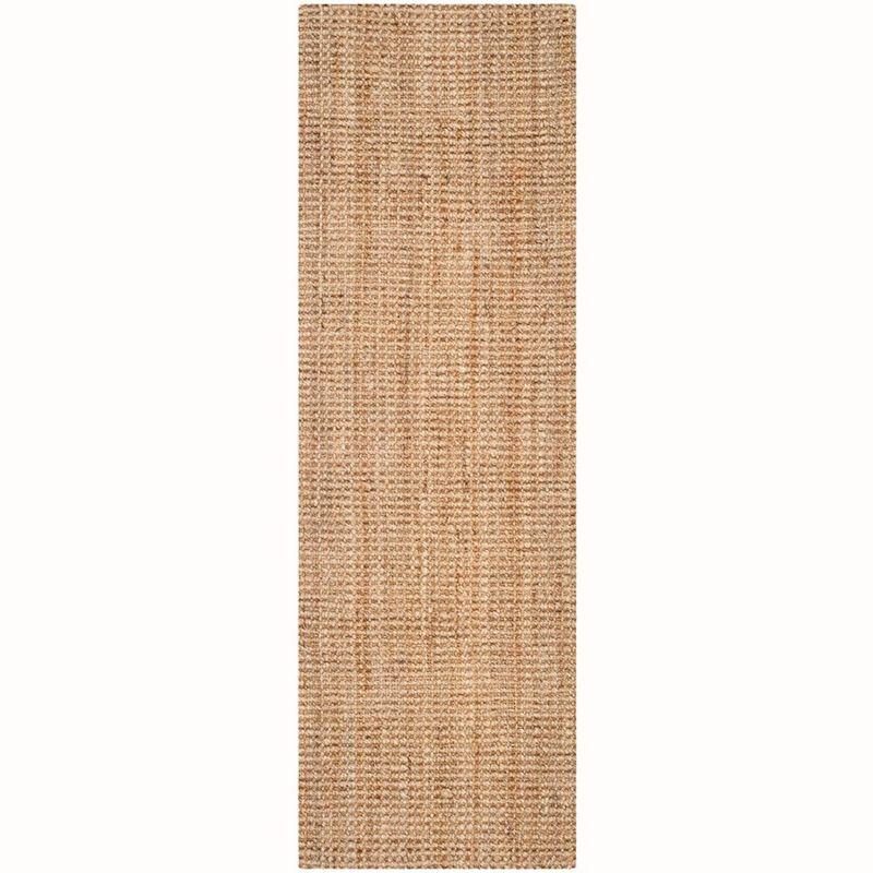 Coastal Breeze Natural Jute Handwoven Runner Rug, 2'3" x 7'