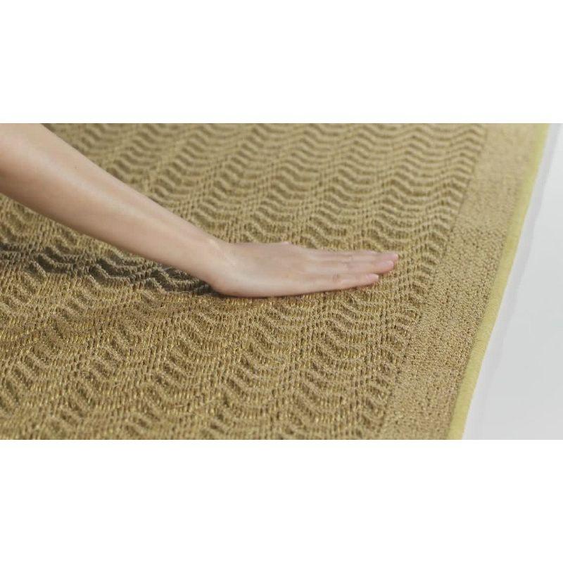 Huxley Sisal PAB321 Power Loomed, Jacquard Weave Indoor Accent Rug - 2'x3' - Silver - Safavieh