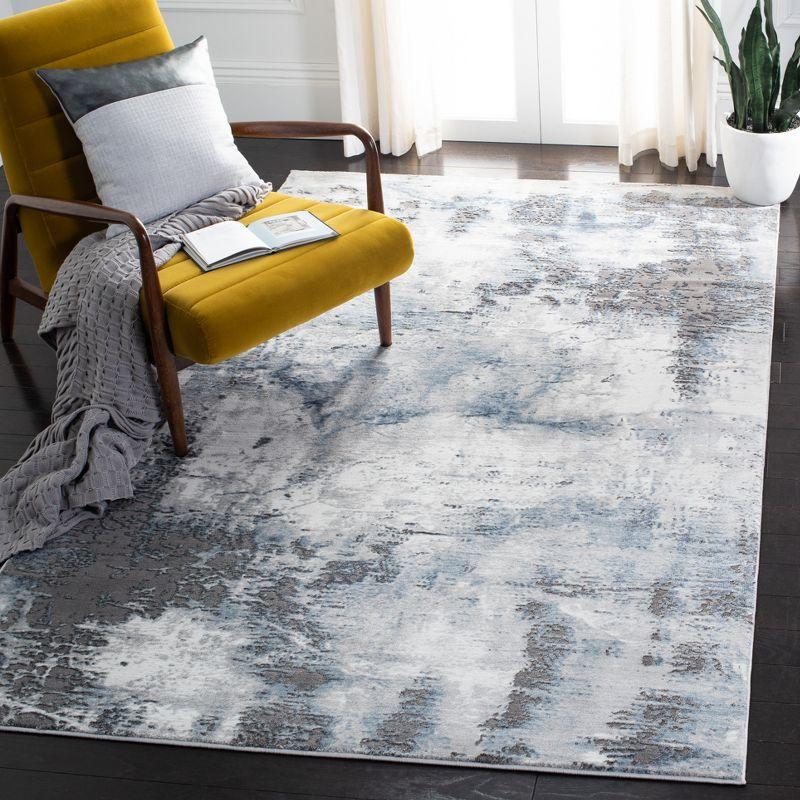Craft CFT850 Loomed Indoor Area Rug - Blue/Grey - 4'x6' - Safavieh