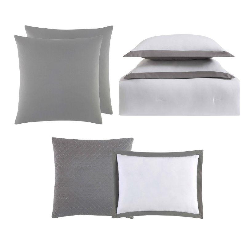 Truly Soft Everyday Modern & Contemporary Box Stitch Comforter Set