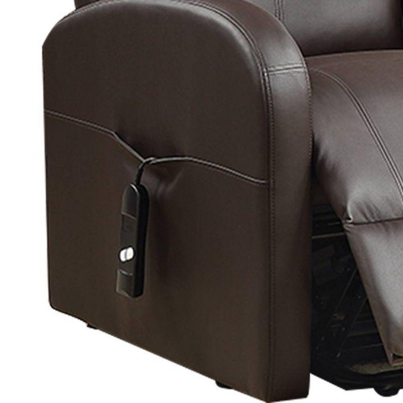 Ricardo 28.4" Wide Faux Leather Power Lift Assist Standard Recliner