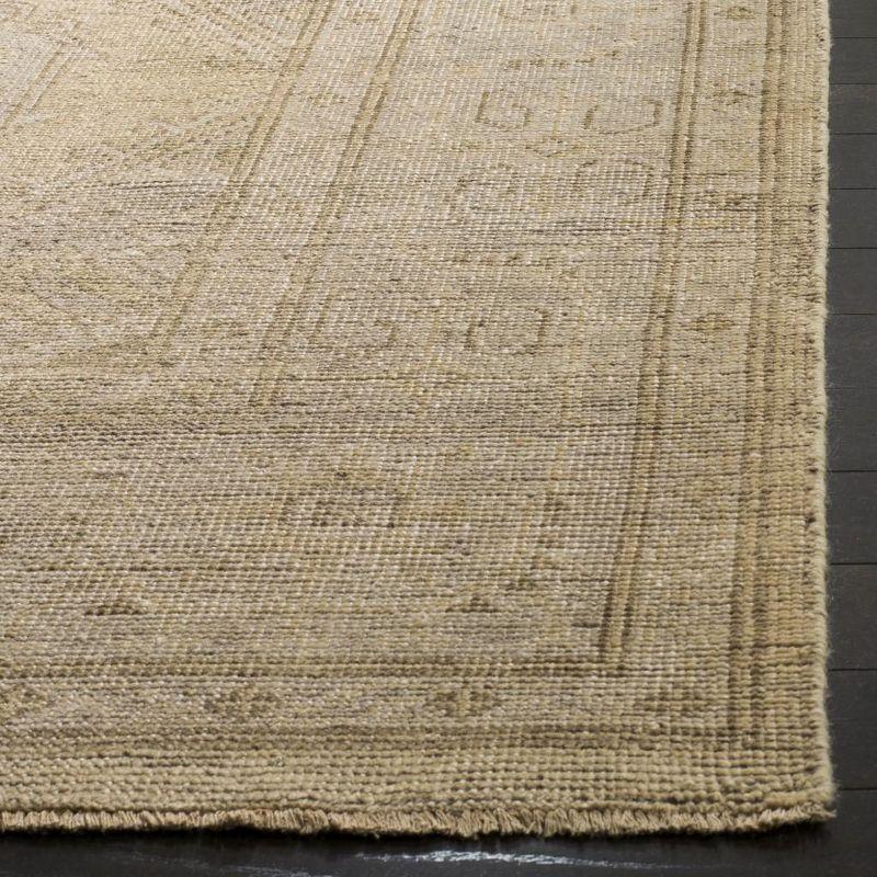 Izmir IZM180 Hand Knotted Area Rug - Gold/Grey - 6'x9' - Safavieh