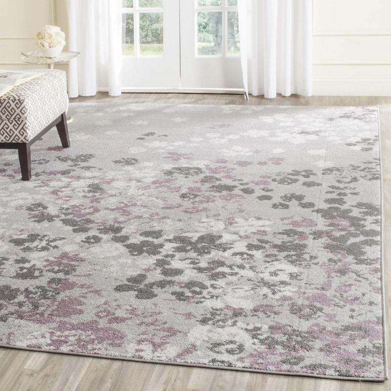 Adirondack ADR115 Machine Made Indoor Area Rug - Light Grey/Purple - 10'x14' - Safavieh