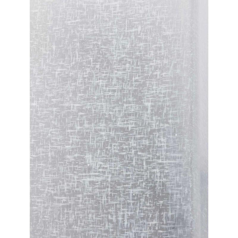 Progress Lighting Linen Glass Sconce, 1-Light Wall Light, Black Finish, Etched Glass Shade
